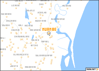 map of Muambe