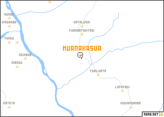 map of Muana-Kasua