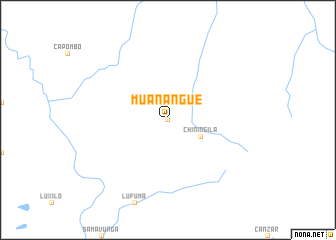 map of Muanangue