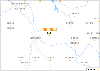 map of Muando