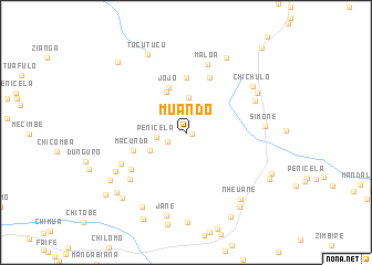 map of Muando