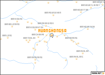 map of Muang Hôngsa