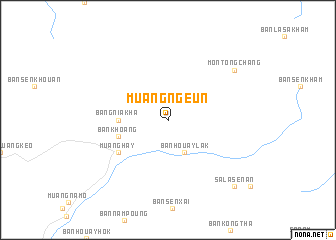 map of Muang Ngeun