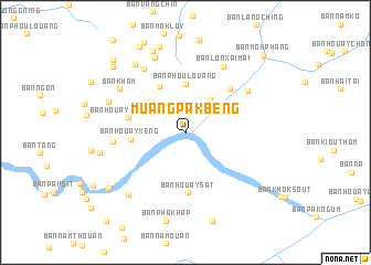 map of Muang Pakbèng