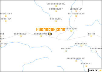 map of Muang Pakxong