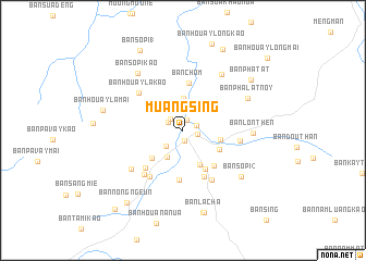 map of Muang Sing
