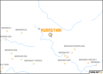 map of Muang Thai