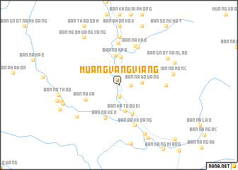 map of Muang Vangviang