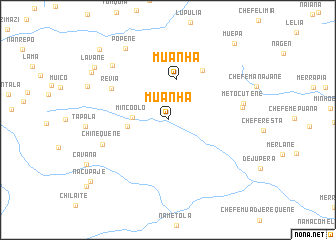 map of Muanha