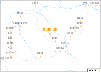 map of Muanza
