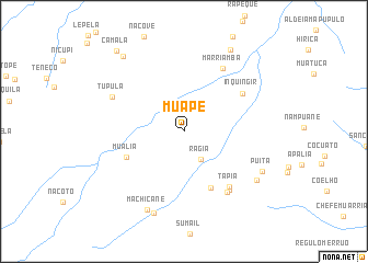 map of Muape