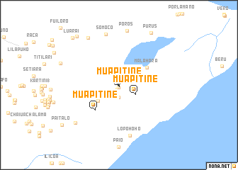 map of Muapitine