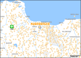 map of Muaraangke