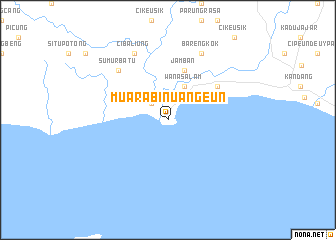 map of Muarabinuangeun