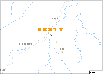 map of Muarakelingi