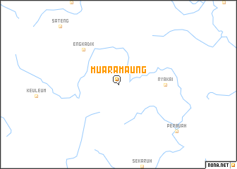 map of Muaramaung