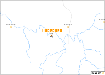 map of Muara Mea