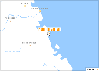 map of Muarasaibi