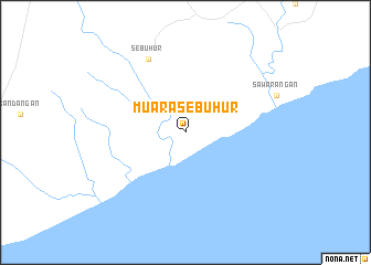 map of Muara Sebuhur