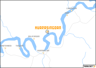 map of Muarasingoan