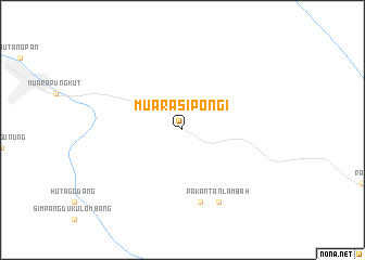 map of Muarasipongi