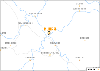 map of Muara