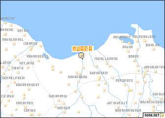 map of Muara