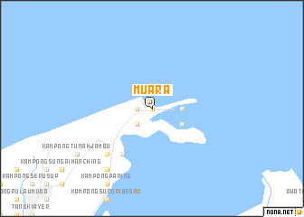 map of Muara