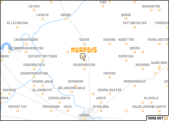 map of Mu‘ardis