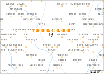 map of Mu‘arrasat al Khān