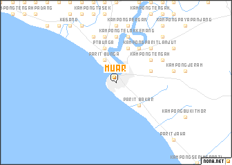 map of Muar