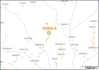 map of Muaula