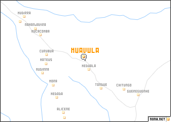 map of Muávula