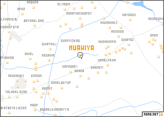 map of Mu‘āwiya