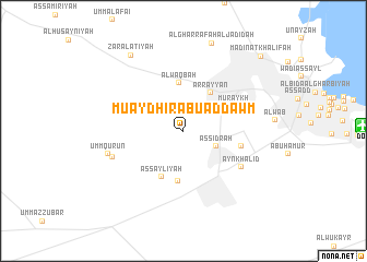 map of Mu‘aydhir Abū ad Dawm