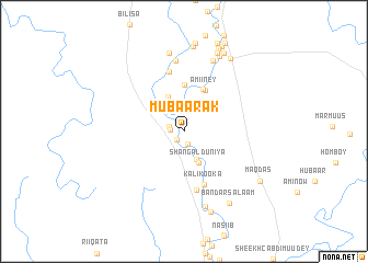map of Mubaarak