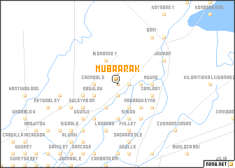 map of Mubaarak