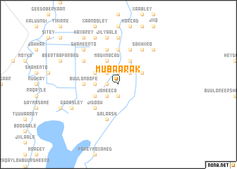 map of Mubaarak