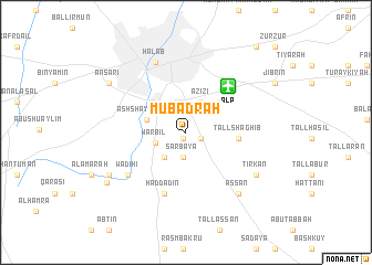 map of Mubadraḩ