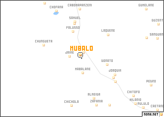 map of Mubalo