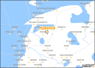 map of Mubanda