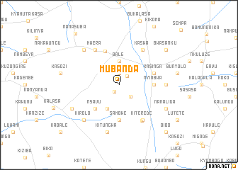 map of Mubanda
