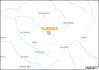 map of Mubanga