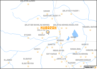 map of Mubārah