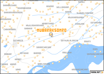 map of Mubārak Somro