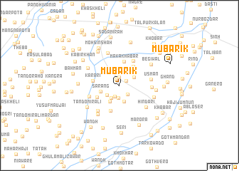 map of Mubārik