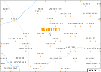 map of Mubaţţan