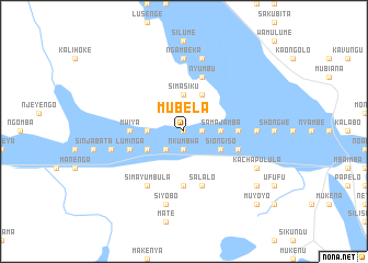 map of Mubela