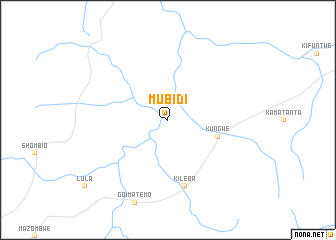 map of Mubidi