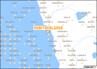 map of Mubitakalunde